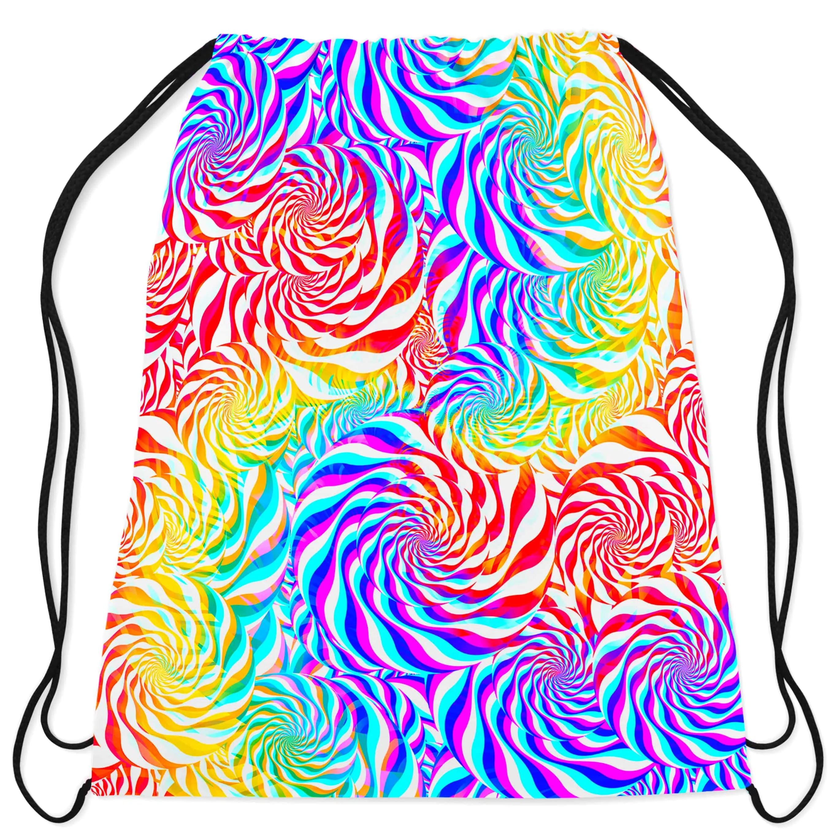 PLUR Rainbow Drawstring Bag