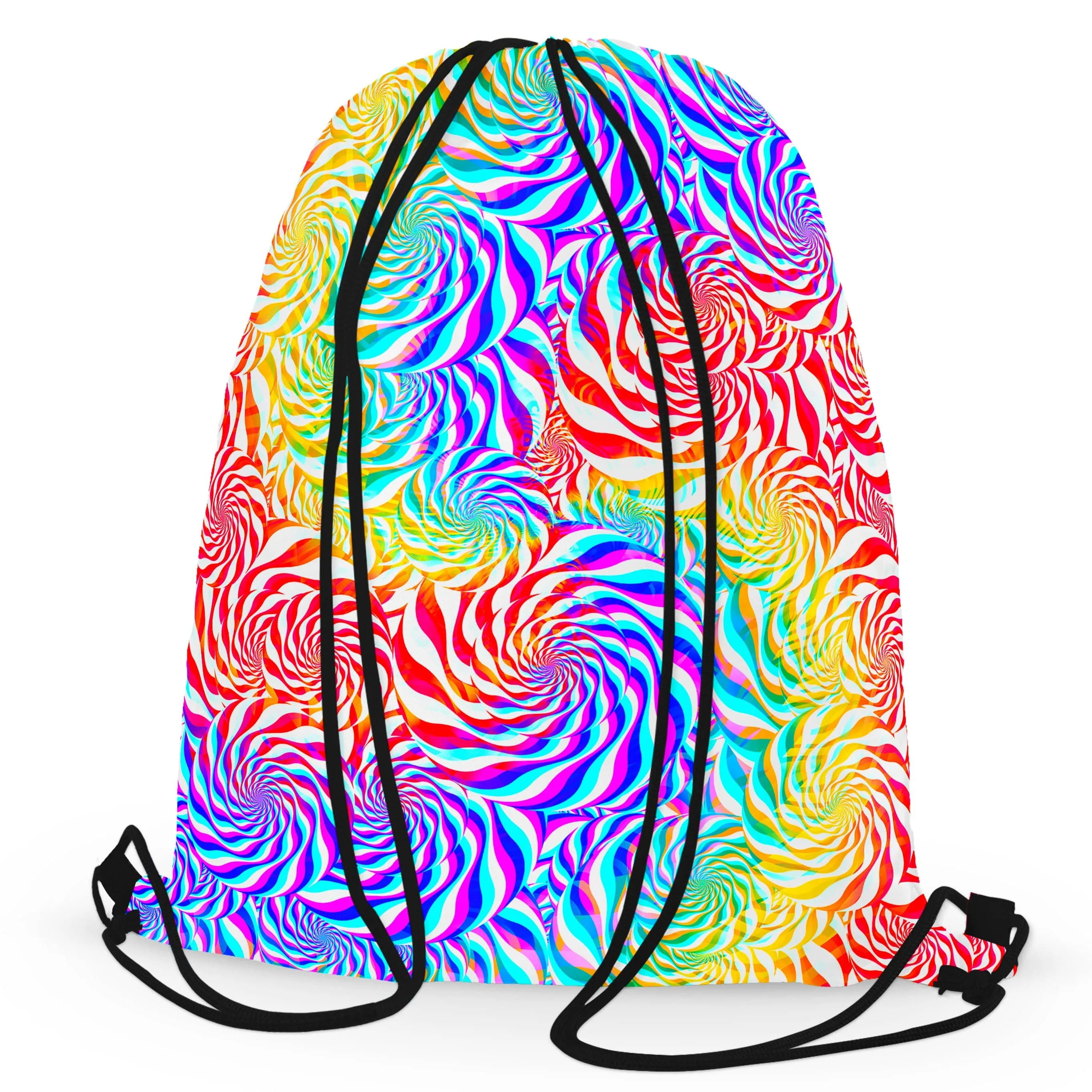 PLUR Rainbow Drawstring Bag