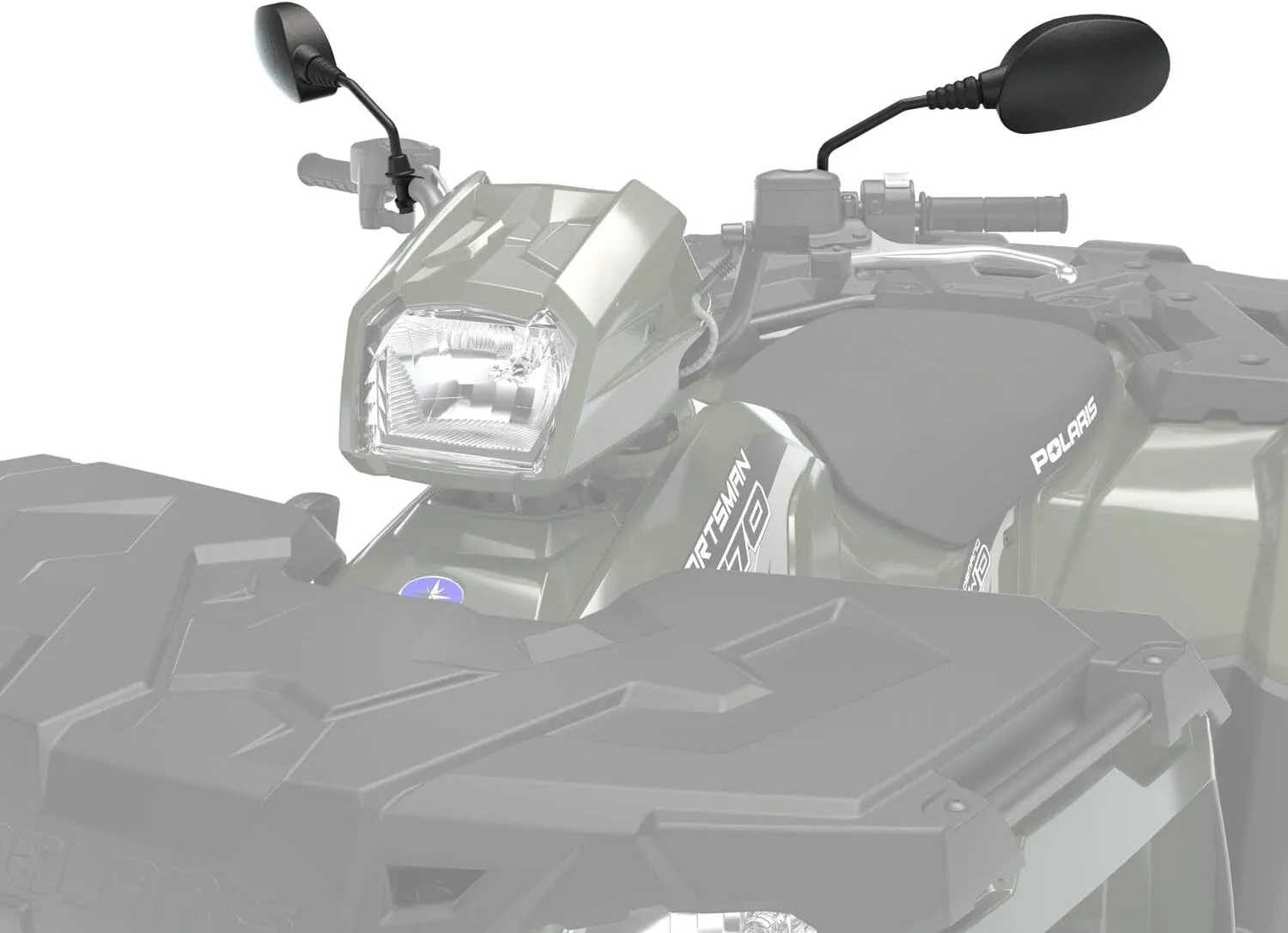 Polaris Side View Adjustable Mirrors for Sportsman ATV, Handlebar Mounted, Set of 2, 2877222