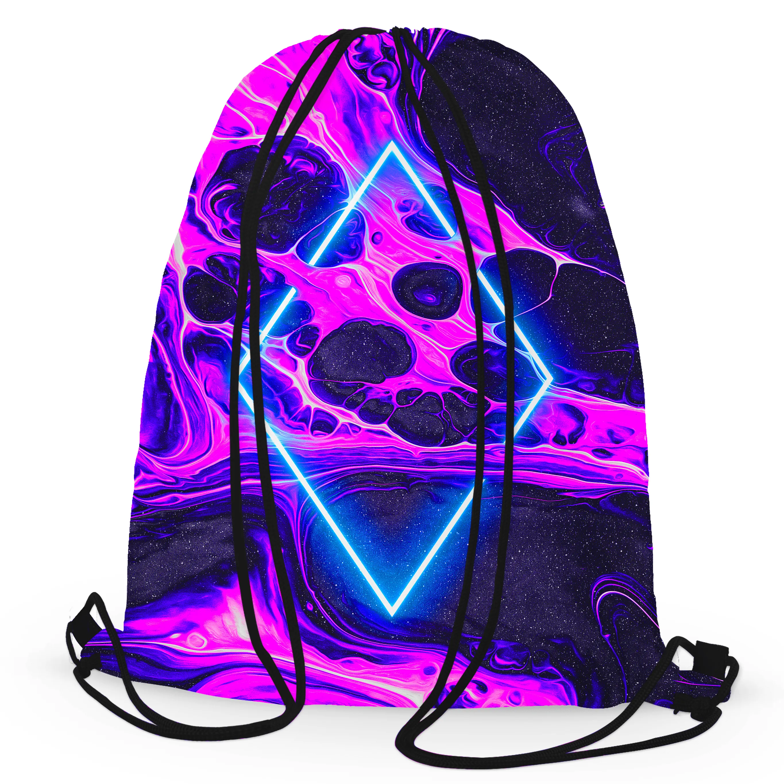 Portal Home Pink Drawstring Bag