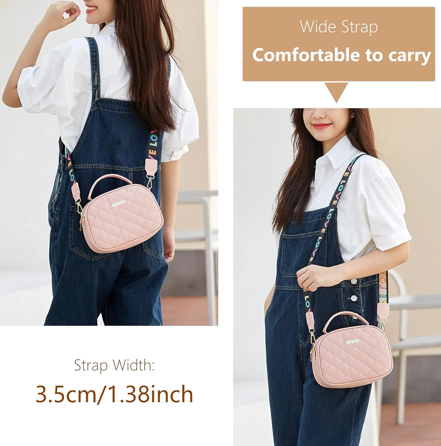 PORT&LOTUS Small Handbags for Women Fashion Top-handle Women's Bags Crossbody Purses for Women