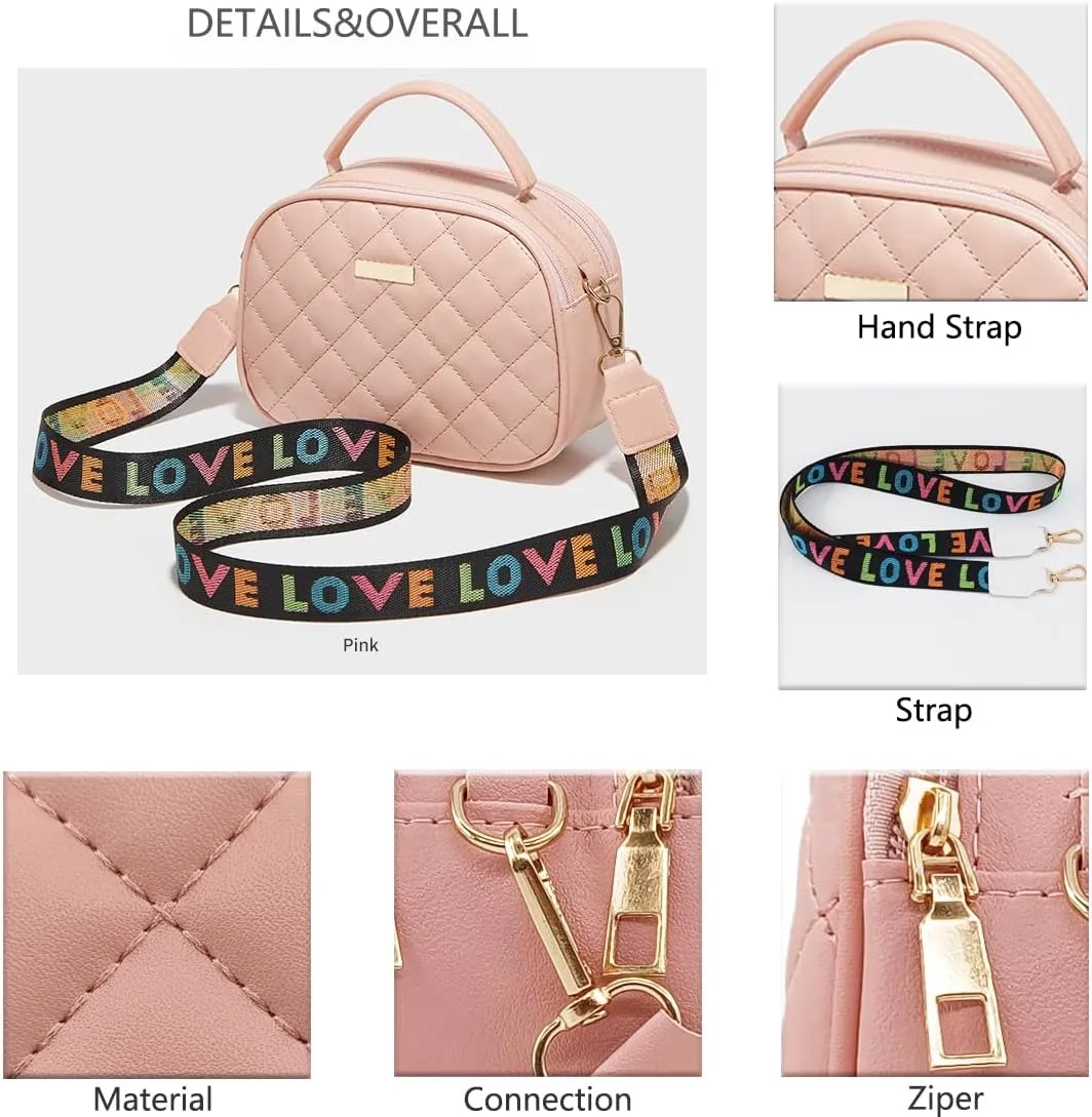 PORT&LOTUS Small Handbags for Women Fashion Top-handle Women's Bags Crossbody Purses for Women