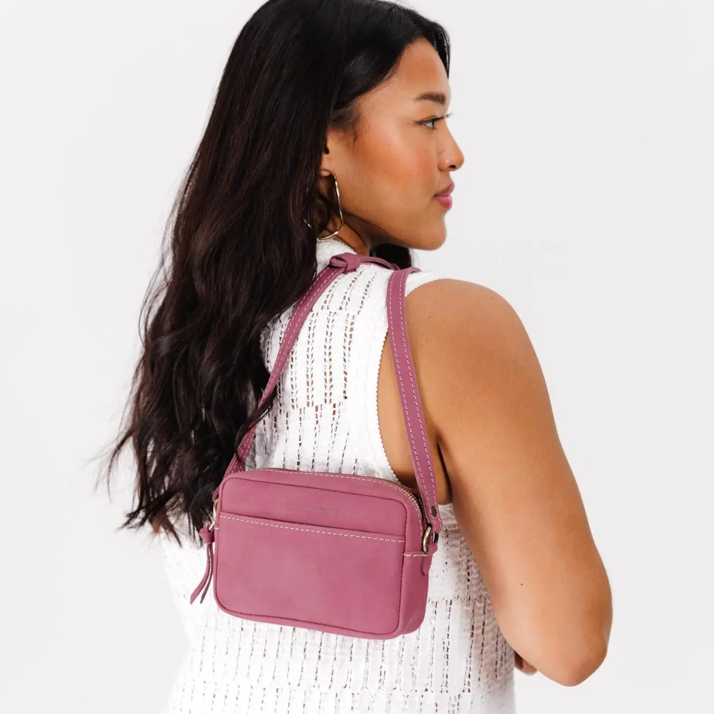 Portland Leather Goods Small Camera Bag Purse for Women – Handmade from the Finest Full-Grain Hides