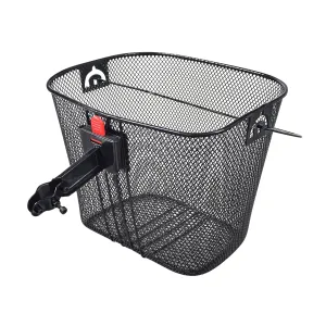 Premium Universal Wire Basket with Quick-Release Mounting Hardware for Bicycles & Scooters (Blemished)