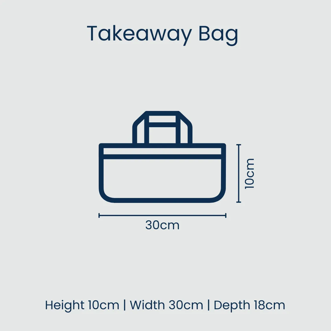 Project Ten Pty Ltd Takeaway Bag, Geo Floral