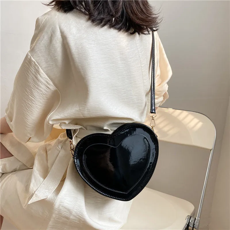 PU Heart Crossbody bag