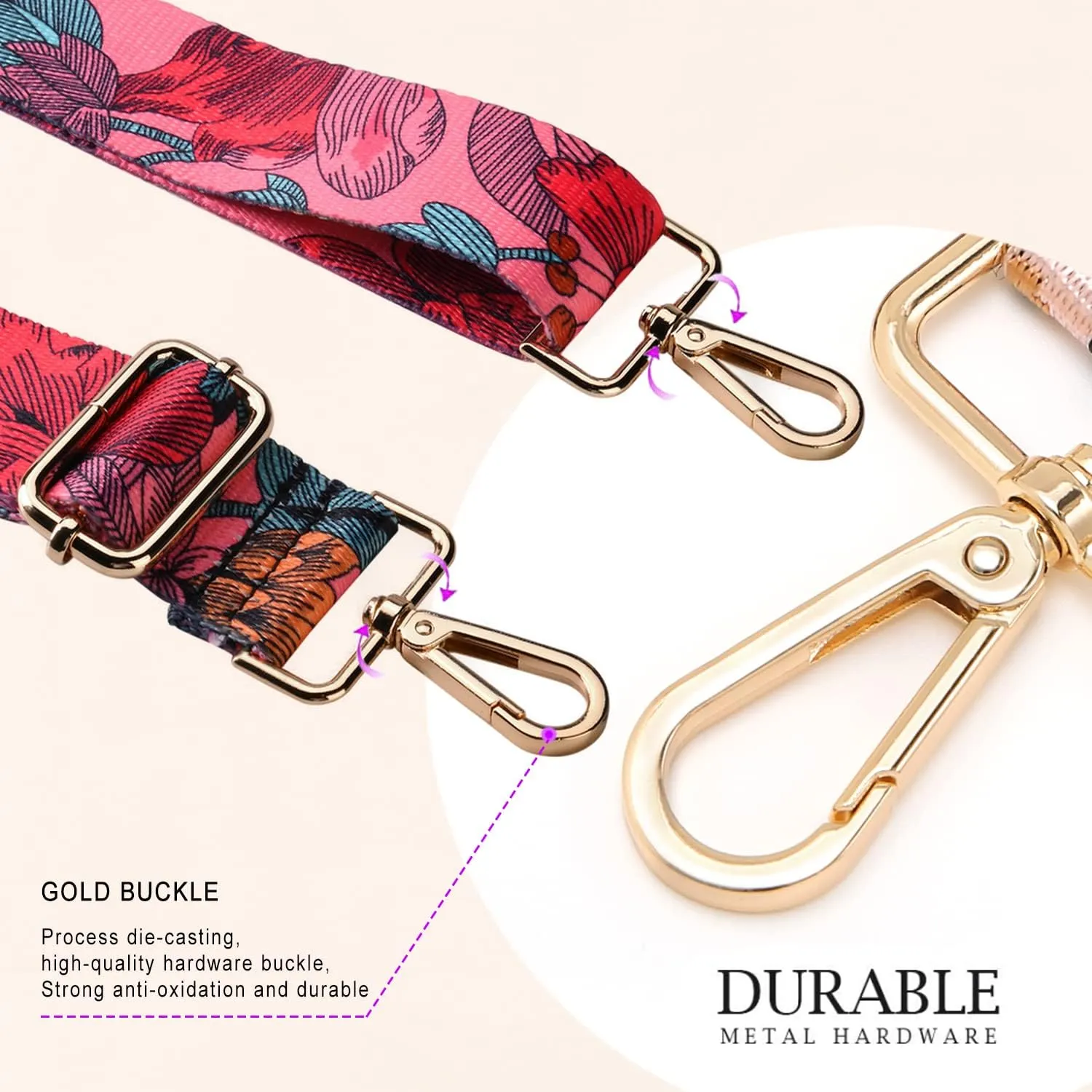 Purse Strap Replacement Crossbody Handbag Shoulder Strap Adjustable