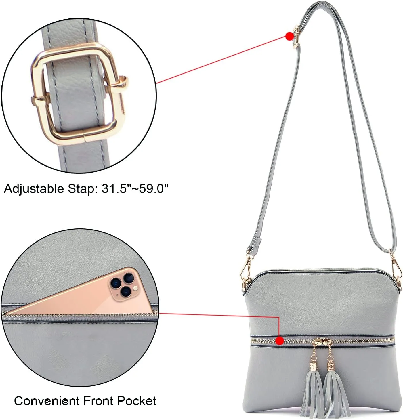 Qiyuer Purses And Wallets Set For Women Tote Handbags Large Hobo Bag Purse With Wallet 3PCS