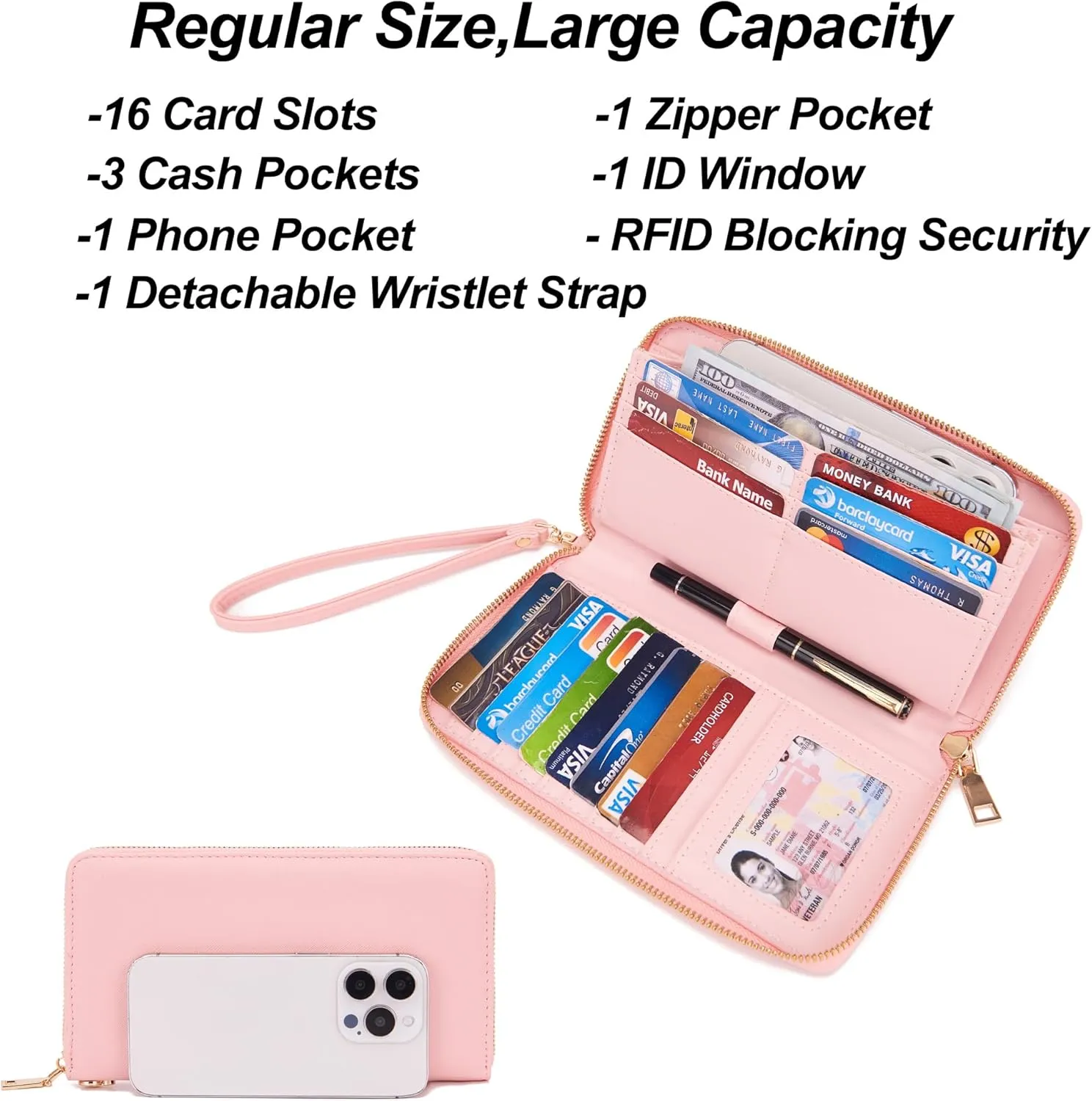 Qiyuer Women Handbags Set Top Handle Satchel Tote Shoulder Work Bag Ladies Purses With Matching Clutch Wallet 2PCS
