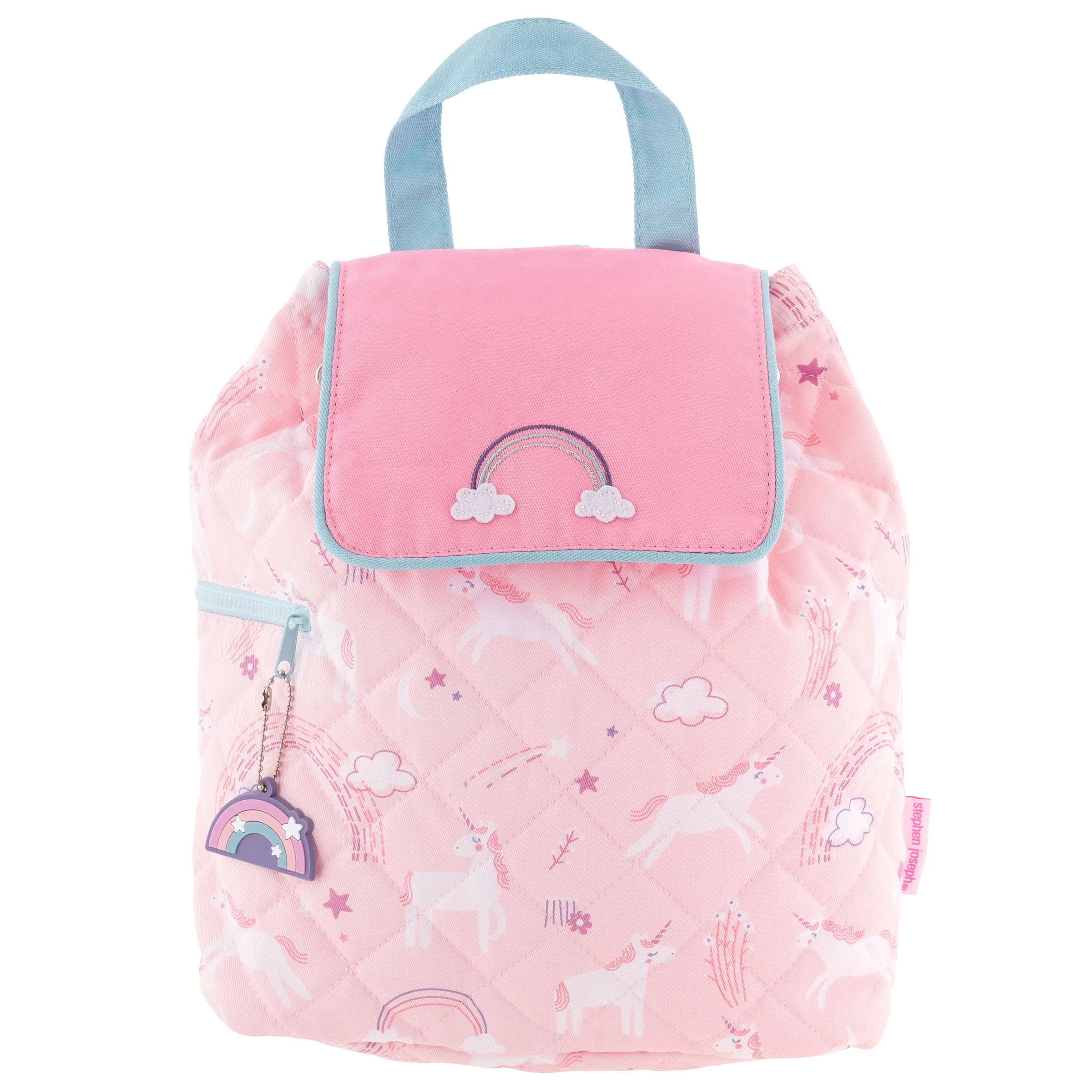 Quilted Baby Backpack: Unicorn