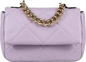 Quilted Crossbody Bags For Women Top Handle Crossbody Purses With Metal Chain