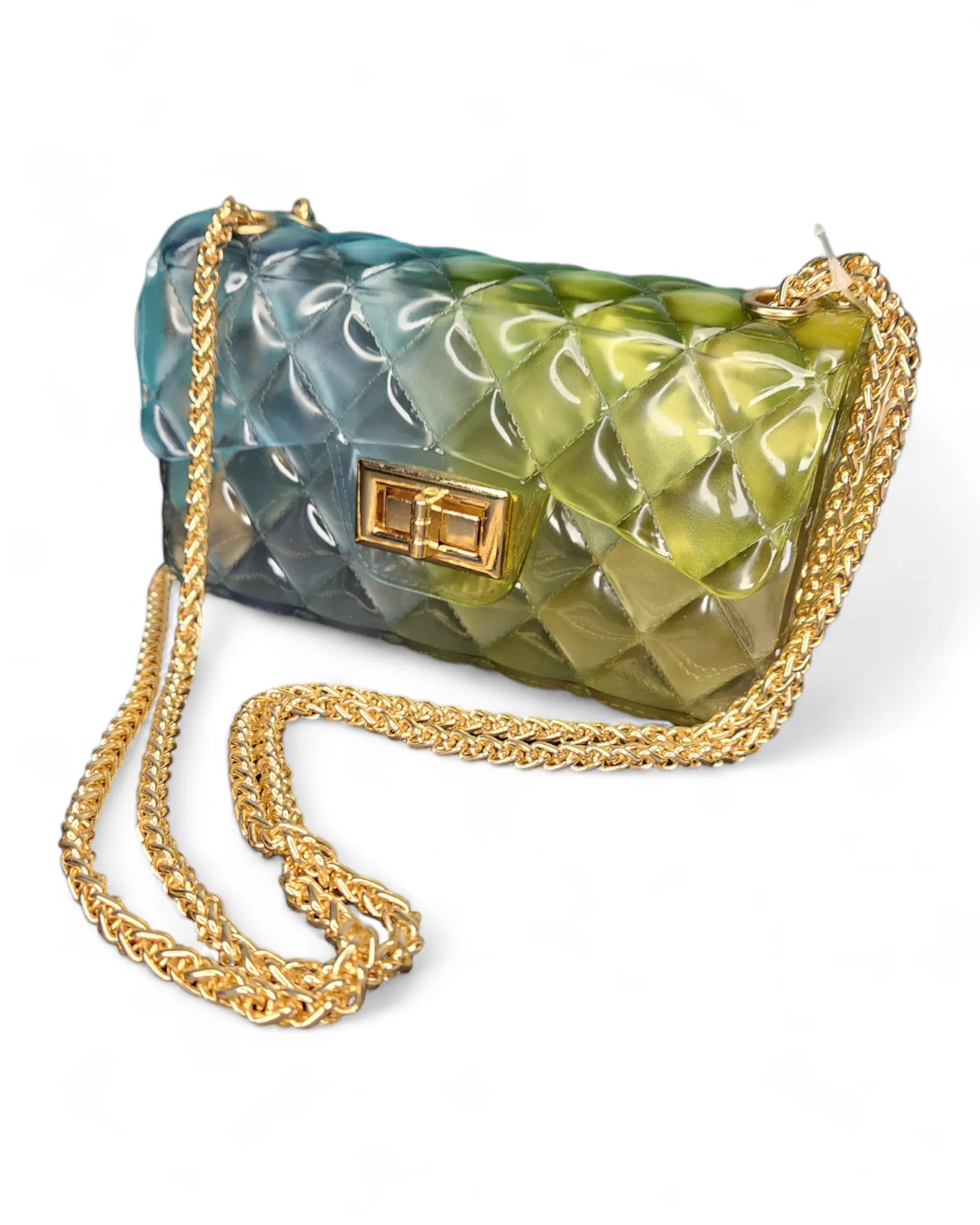 Quilted Jelly Crossbody Bag