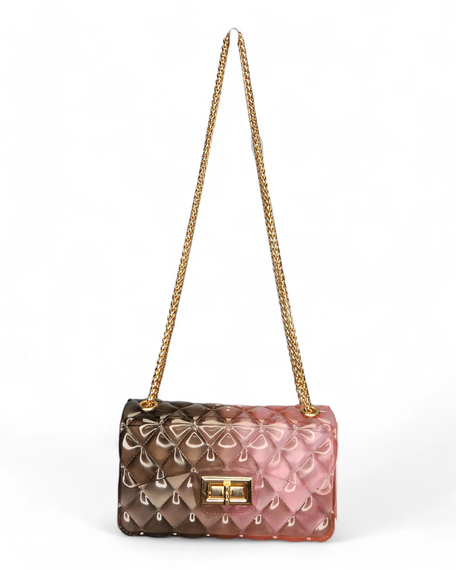 Quilted Jelly Crossbody Bag