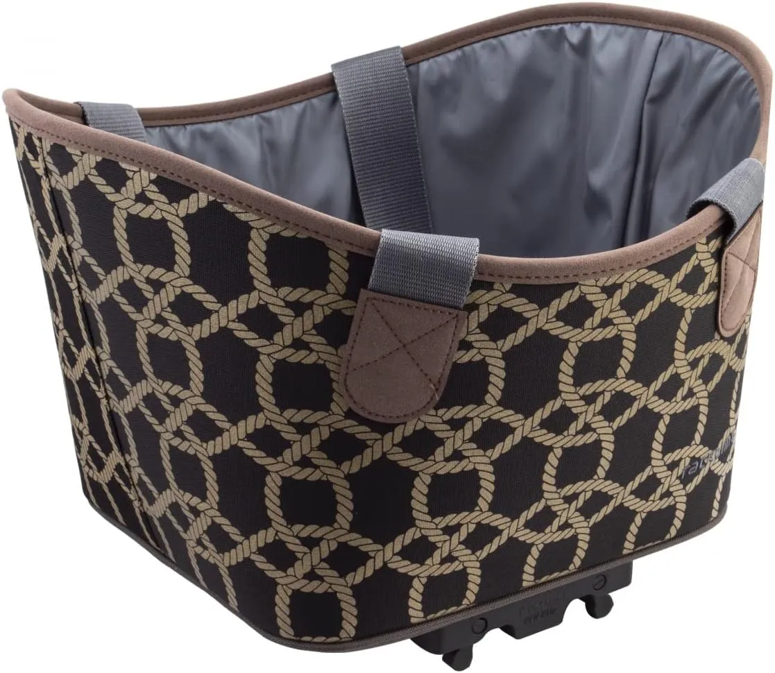Racktime Unisex – Adult Agnetha Bicycle Handlebar Bag, Black, 1 Size