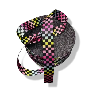 RAINBOW CHECKERED WEBBING