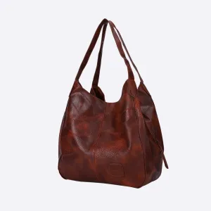 Rave reviews Tote Faux Leather Affordable shipping Oversized Bag Women’s