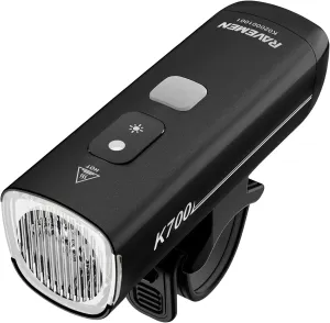 RAVEMEN K700 LED Bike Light Under Mounted Bicycle Light with Auto Off 4 1 Smart Daytime Riding Mode, IPX7 Rechargeable Bike Headlight for Day Night Riding Urban Cyclists