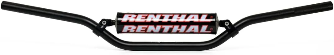Renthal 664-04-BK-01-185 7/8 Bar Enduro Medium Bend Black 7/8-Inch MX/Enduro Handlebar