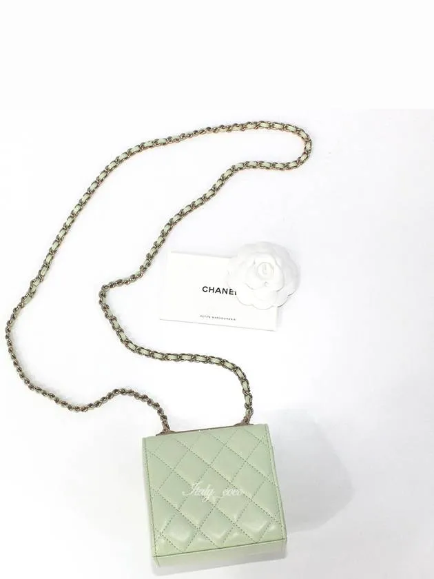 Responsive Logo CC Leather Melona Mini Cross High-precision Chanel Chain Bag