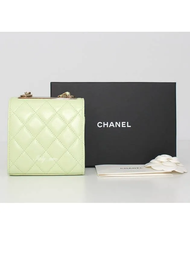 Responsive Logo CC Leather Melona Mini Cross High-precision Chanel Chain Bag