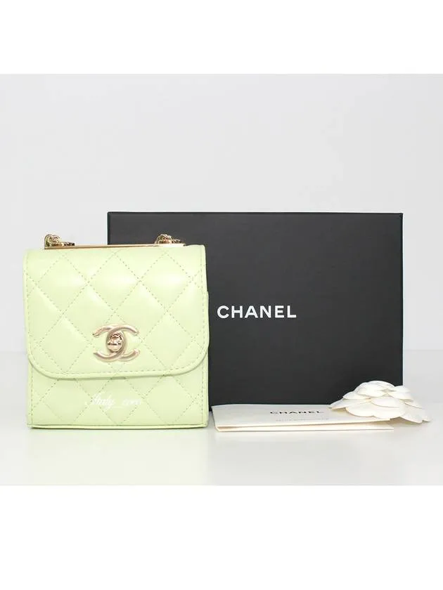 Responsive Logo CC Leather Melona Mini Cross High-precision Chanel Chain Bag