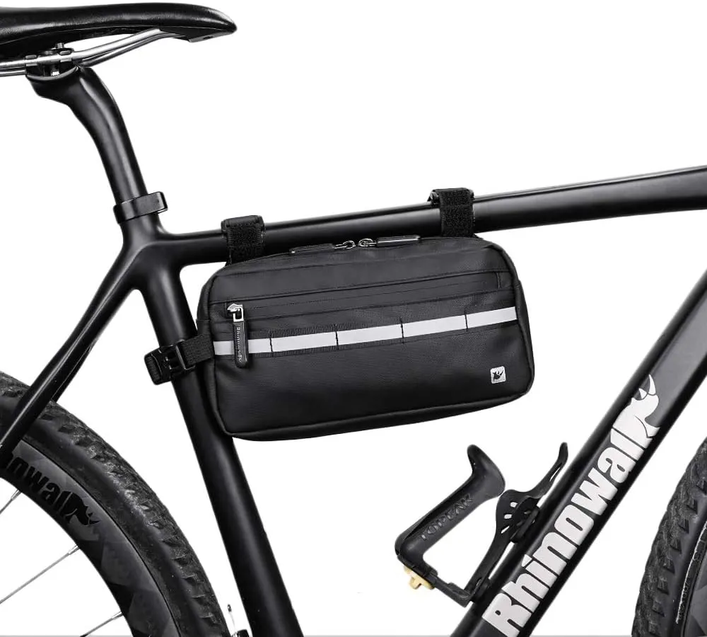 Rhinowalk Bike Bag Waterproof Bike Handlebar Bag,Bike Basket Bicycle Front Bag Shoulder Bag Waist Bag for Sport Bicycle Professional Cycling Accessories