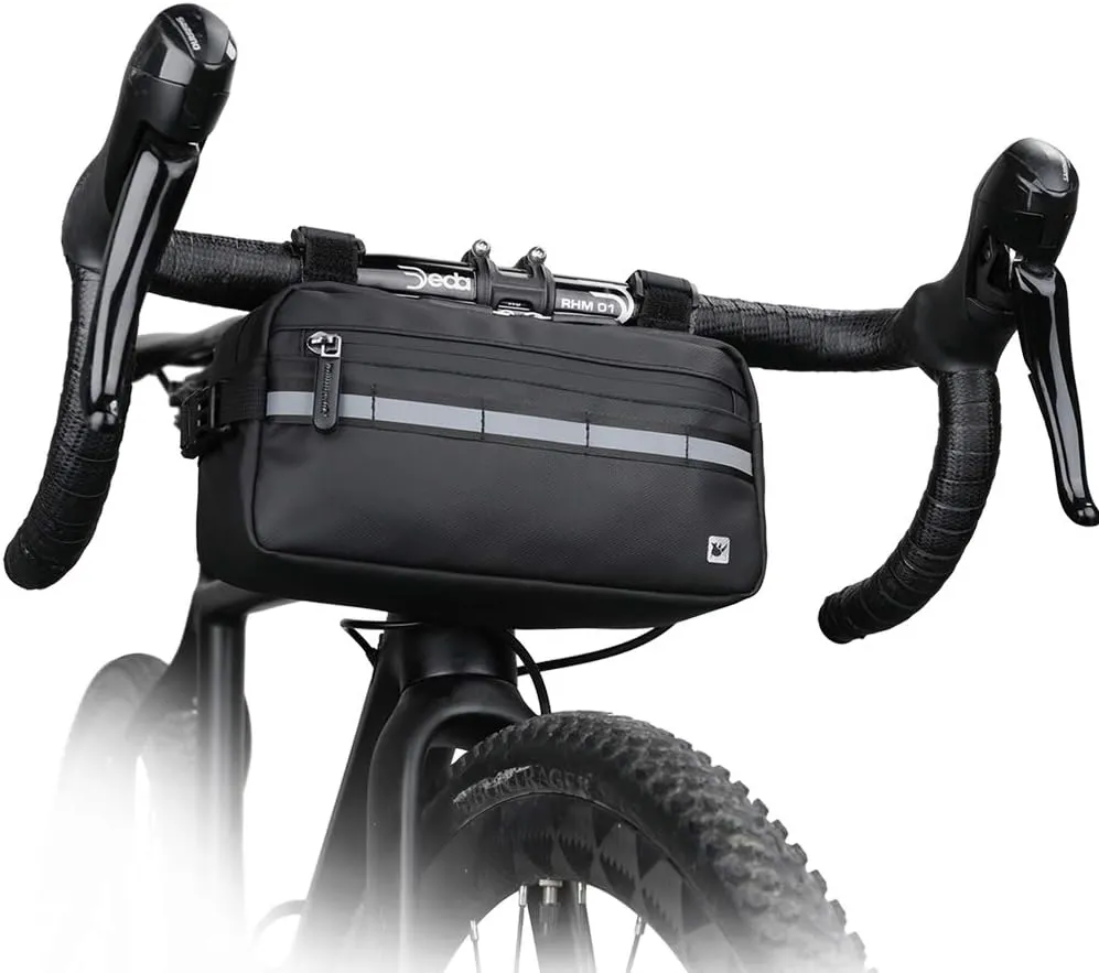 Rhinowalk Bike Bag Waterproof Bike Handlebar Bag,Bike Basket Bicycle Front Bag Shoulder Bag Waist Bag for Sport Bicycle Professional Cycling Accessories