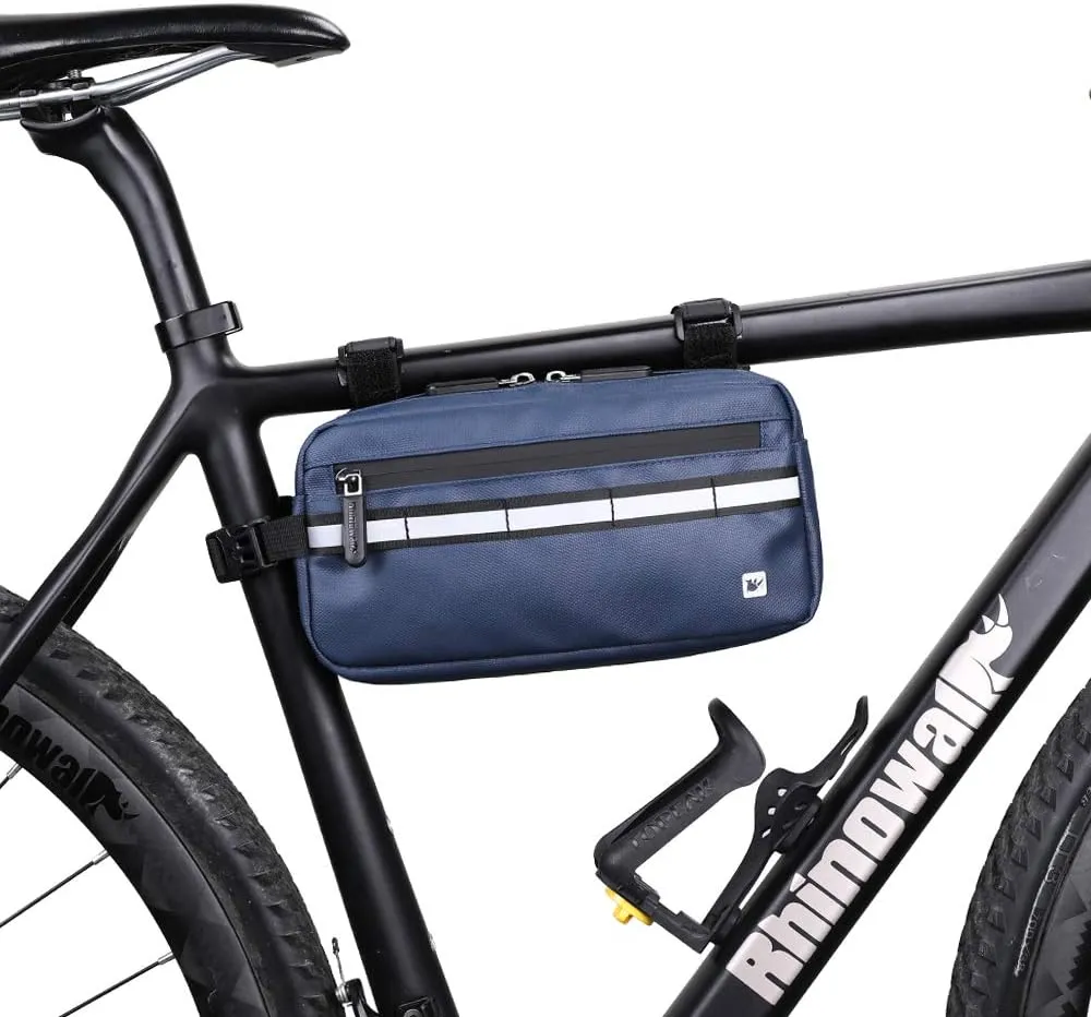 Rhinowalk Bike Bag Waterproof Bike Handlebar Bag,Bike Basket Bicycle Front Bag Shoulder Bag Waist Bag for Sport Bicycle Professional Cycling Accessories