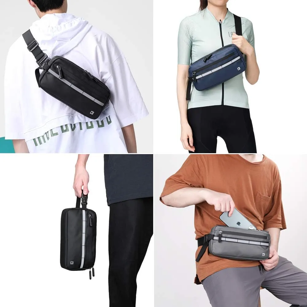 Rhinowalk Bike Bag Waterproof Bike Handlebar Bag,Bike Basket Bicycle Front Bag Shoulder Bag Waist Bag for Sport Bicycle Professional Cycling Accessories