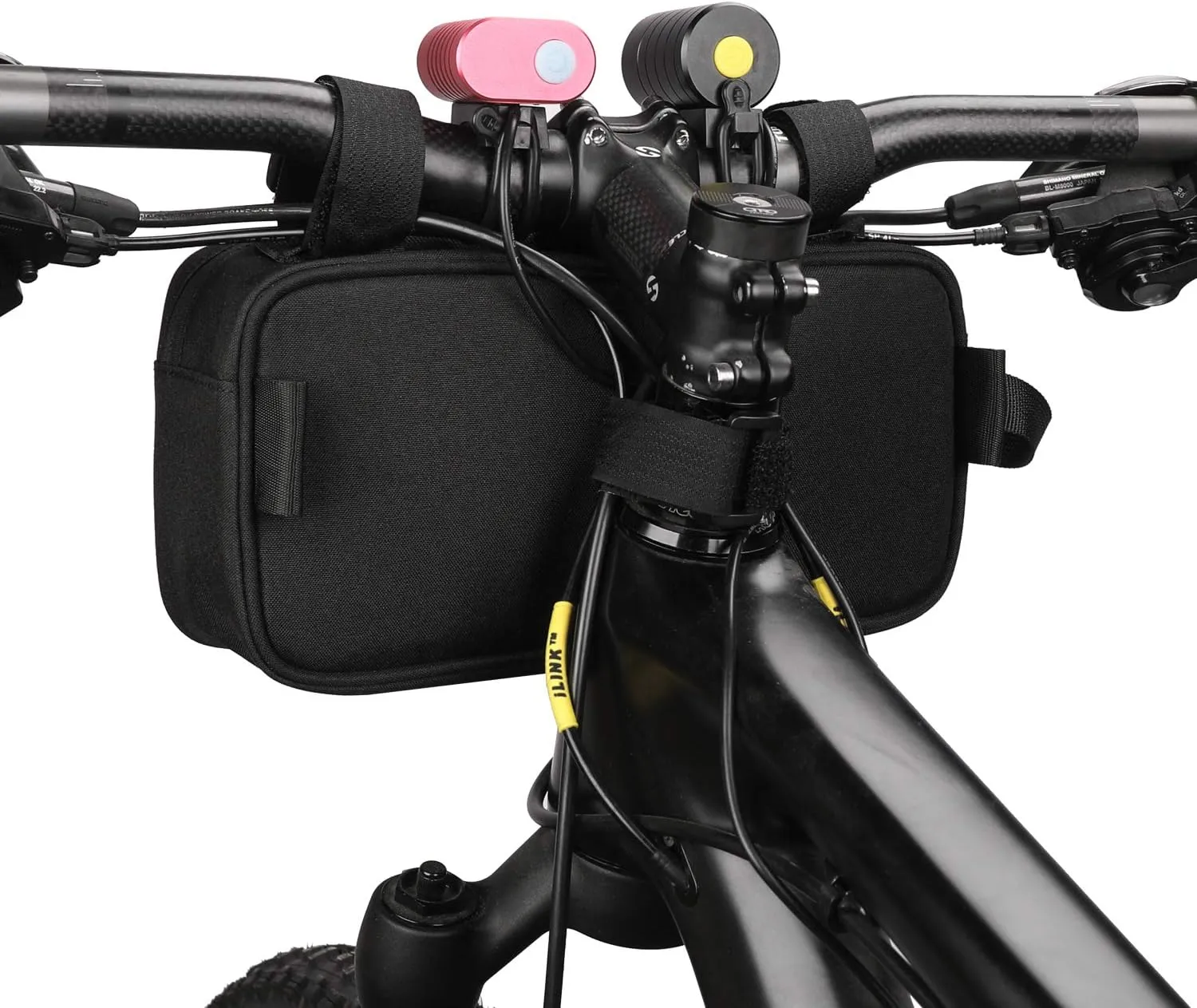 Rhinowalk Multifunction Bike Handlebar Bag Front Bag 3L Bicycle Frame Bag Waterproof Shoulder Bag Handbag Waist Bag