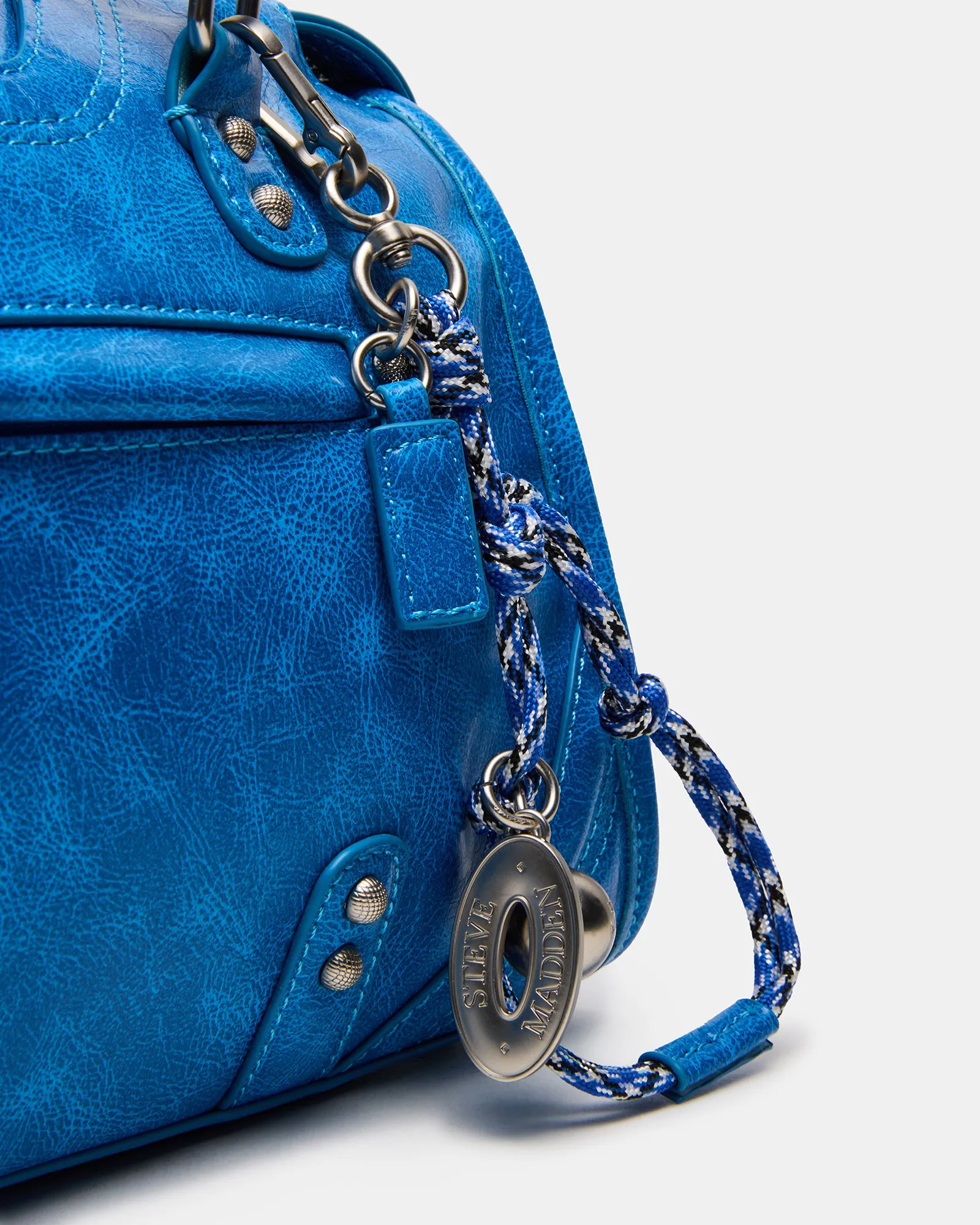 RIGGS BAG BLUE AND BAG CHARM BUNDLE