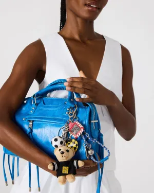 RIGGS BAG BLUE AND BAG CHARM BUNDLE