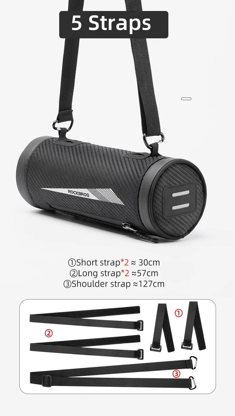 ROCKBROS 2L Waterproof Handlebar Bag - Multi-Purpose, Easy Clean