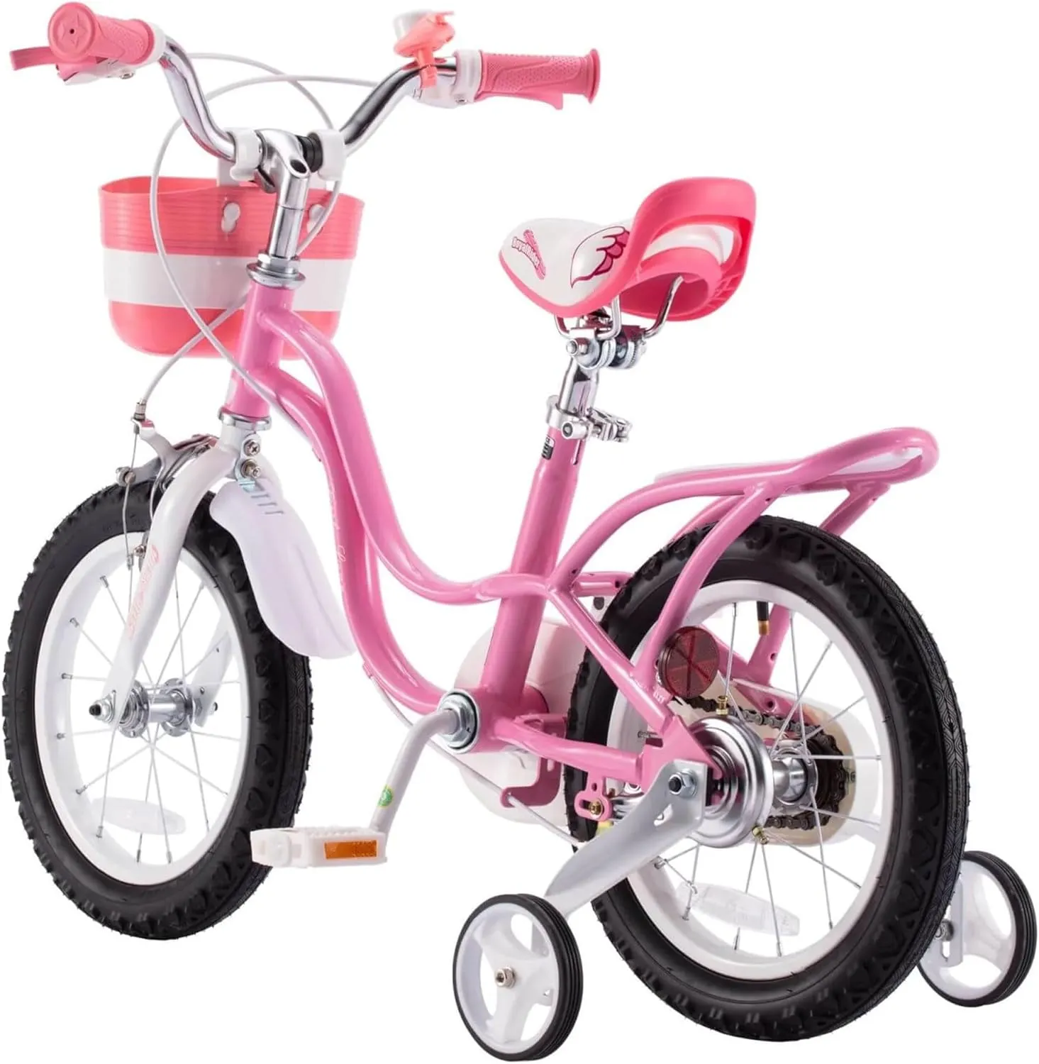 Royalbaby Princess Girls Kids Bike 12 14 16 18 20 Inch Children Bicycle with Basket for Age 3-12 Years
