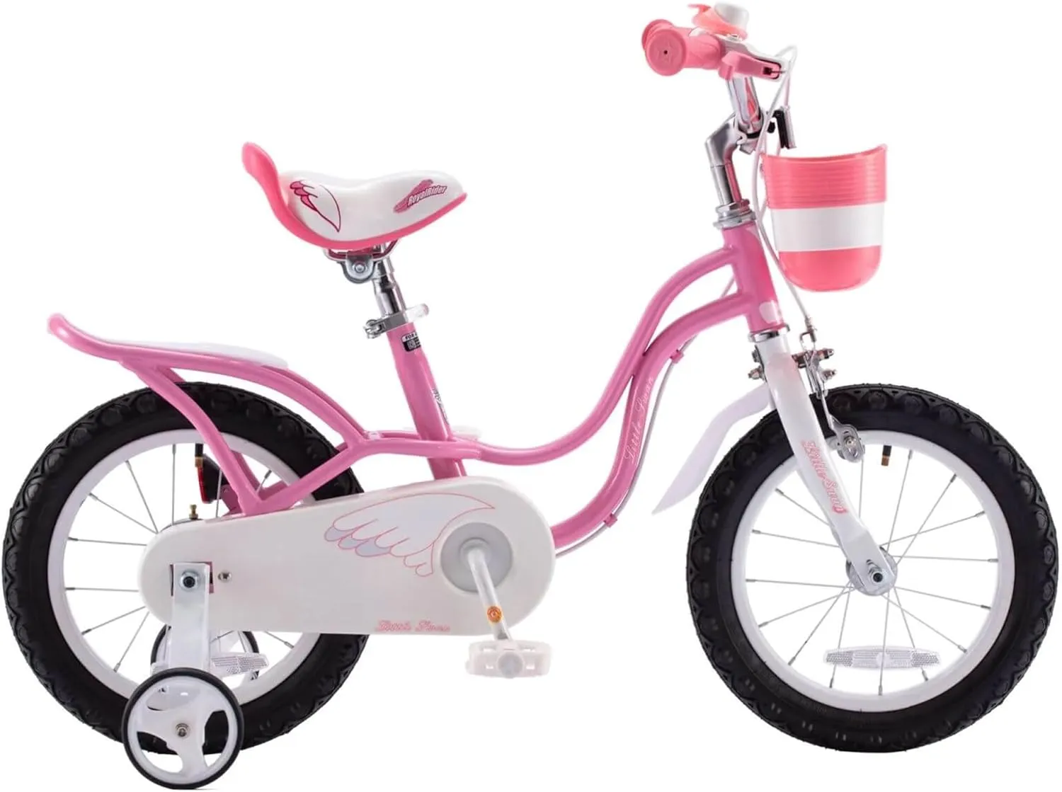 Royalbaby Princess Girls Kids Bike 12 14 16 18 20 Inch Children Bicycle with Basket for Age 3-12 Years