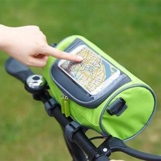 RoyaleGlow Multifunctional Touchscreen Handlebar Bag