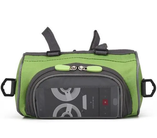 RoyaleGlow Multifunctional Touchscreen Handlebar Bag