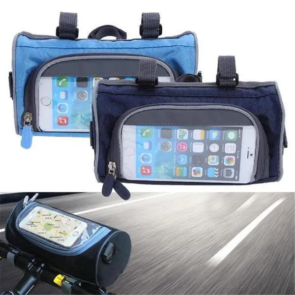 RoyaleGlow Multifunctional Touchscreen Handlebar Bag