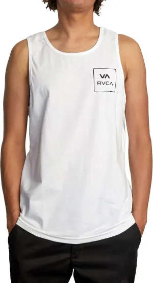 RVCA Men's Graphic Sleeveless Tank Top, 100% Cotton Shirt for a Comfortable Fit, Features Tagless Back Label