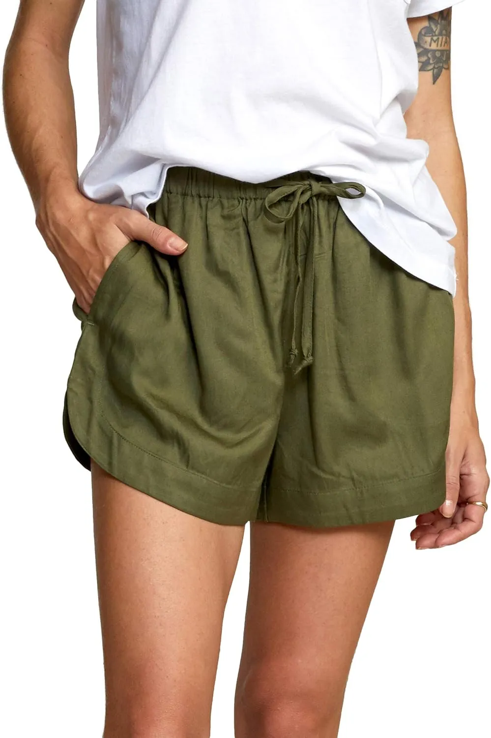 RVCA Women's Grounded Coverup Short