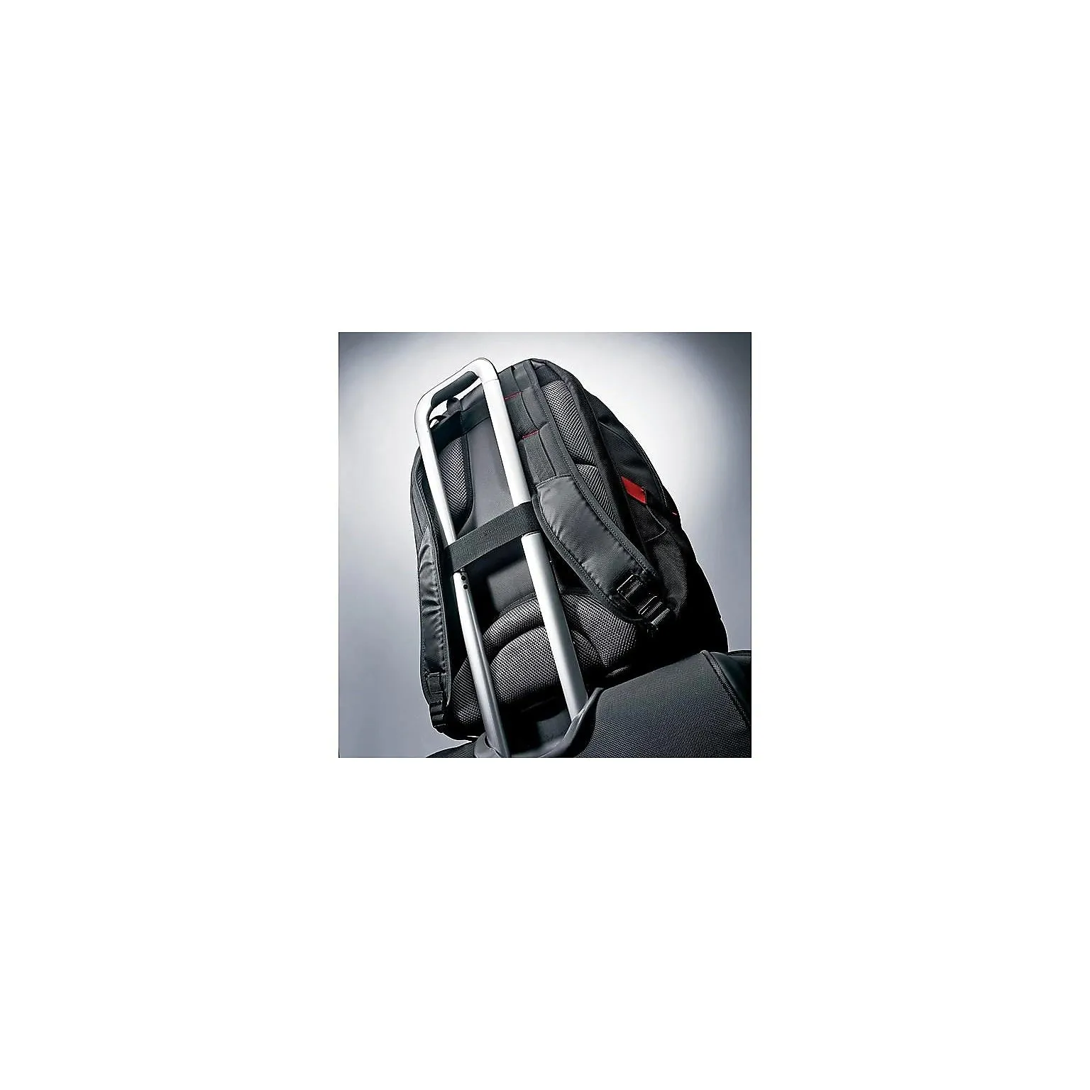 Samsonite Tectonic Perfect Fit Laptop Backpack, Black/Red (515311073)