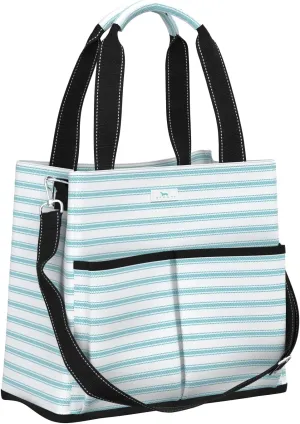 SCOUT Baby Bag, On Board Travel Bag, Handbags For Women, Coated Cotton Fabric, Removable & Adjustable Crossbody Strap, Compartments For Stroller Organizer, Tote Bag, Zipper Pockets