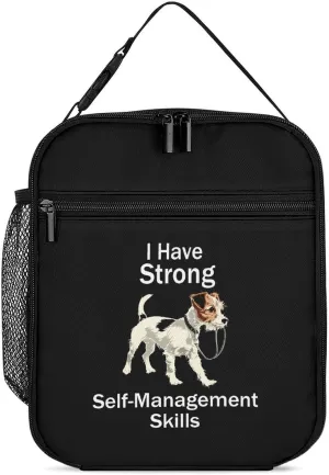 Self-Management Skills Insulated Lunch Bag Leakproof Insulated Cooler Bag with Handbags Side Pocket for Adults