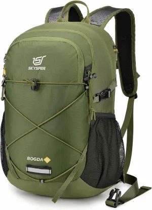 SKYSPER Small Hiking Daypack, 20L Lightweight Travel Backpacks Day Hike Pack with Waist Strap for Women Men