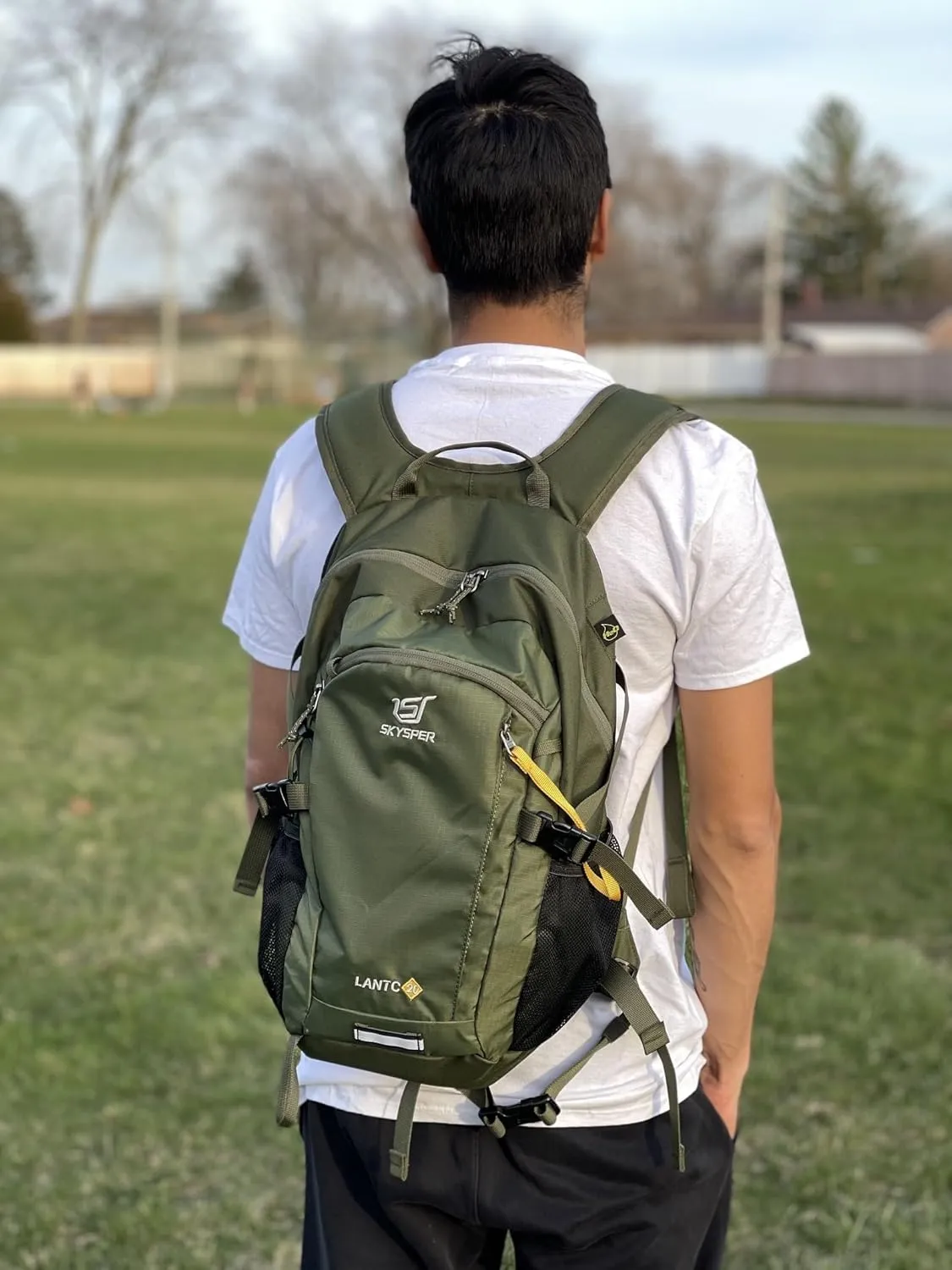 SKYSPER Small Hiking Daypack, 20L Lightweight Travel Backpacks Day Hike Pack with Waist Strap for Women Men