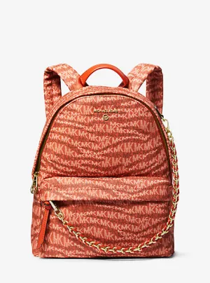 Slater Medium Animal Print Logo Backpack