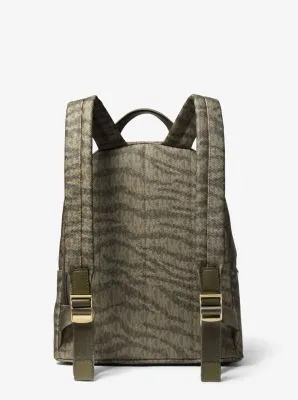 Slater Medium Animal Print Logo Backpack