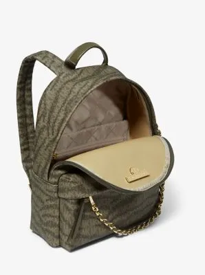 Slater Medium Animal Print Logo Backpack