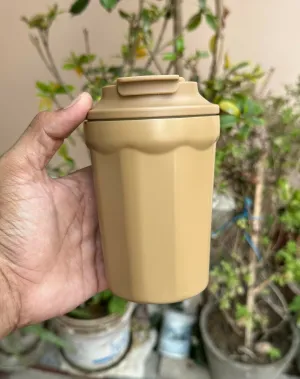 SLATOINDIA Coffee and Drinks Mug Vacuum Insulated Design (Random Colors)