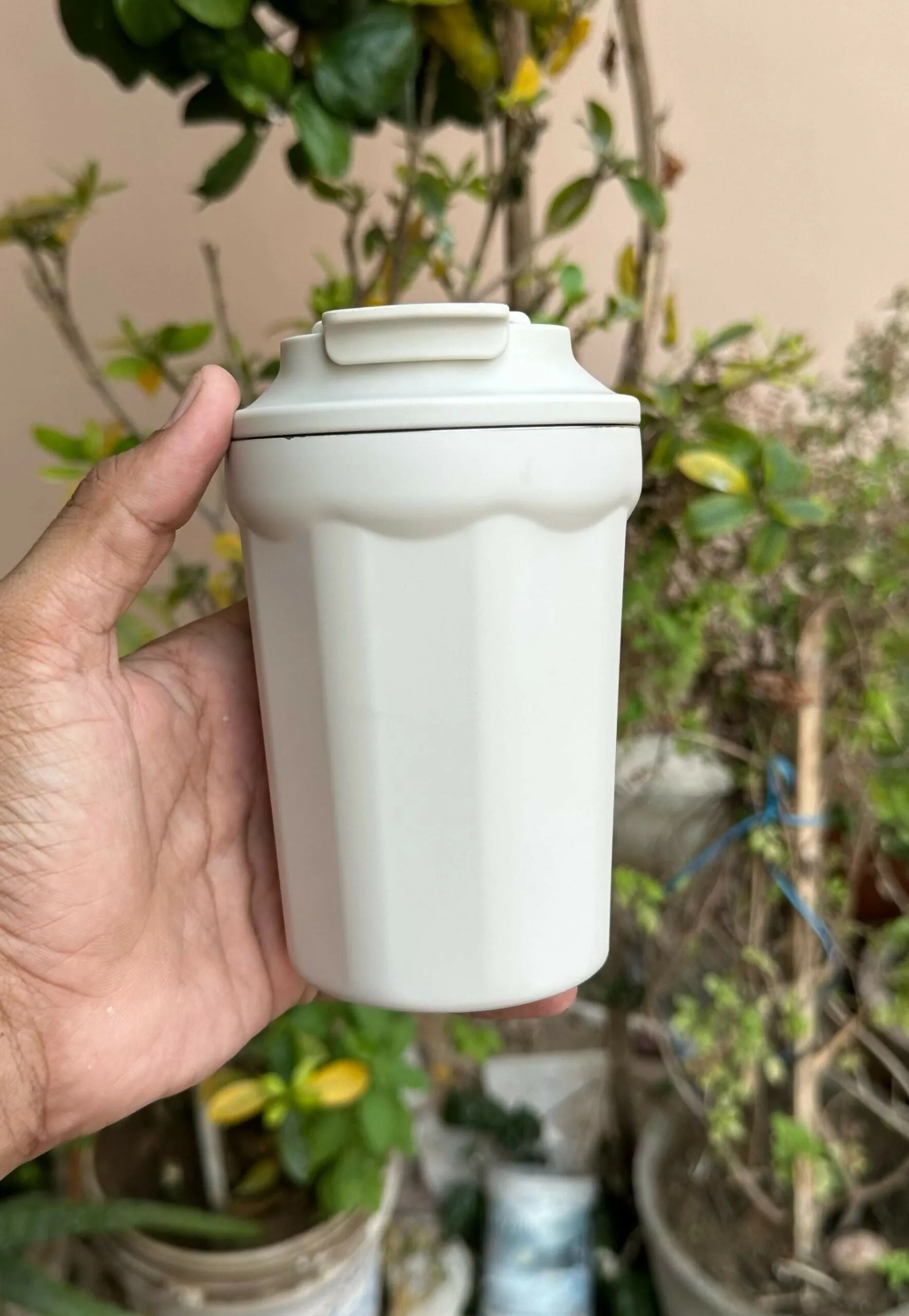 SLATOINDIA Coffee and Drinks Mug Vacuum Insulated Design (Random Colors)